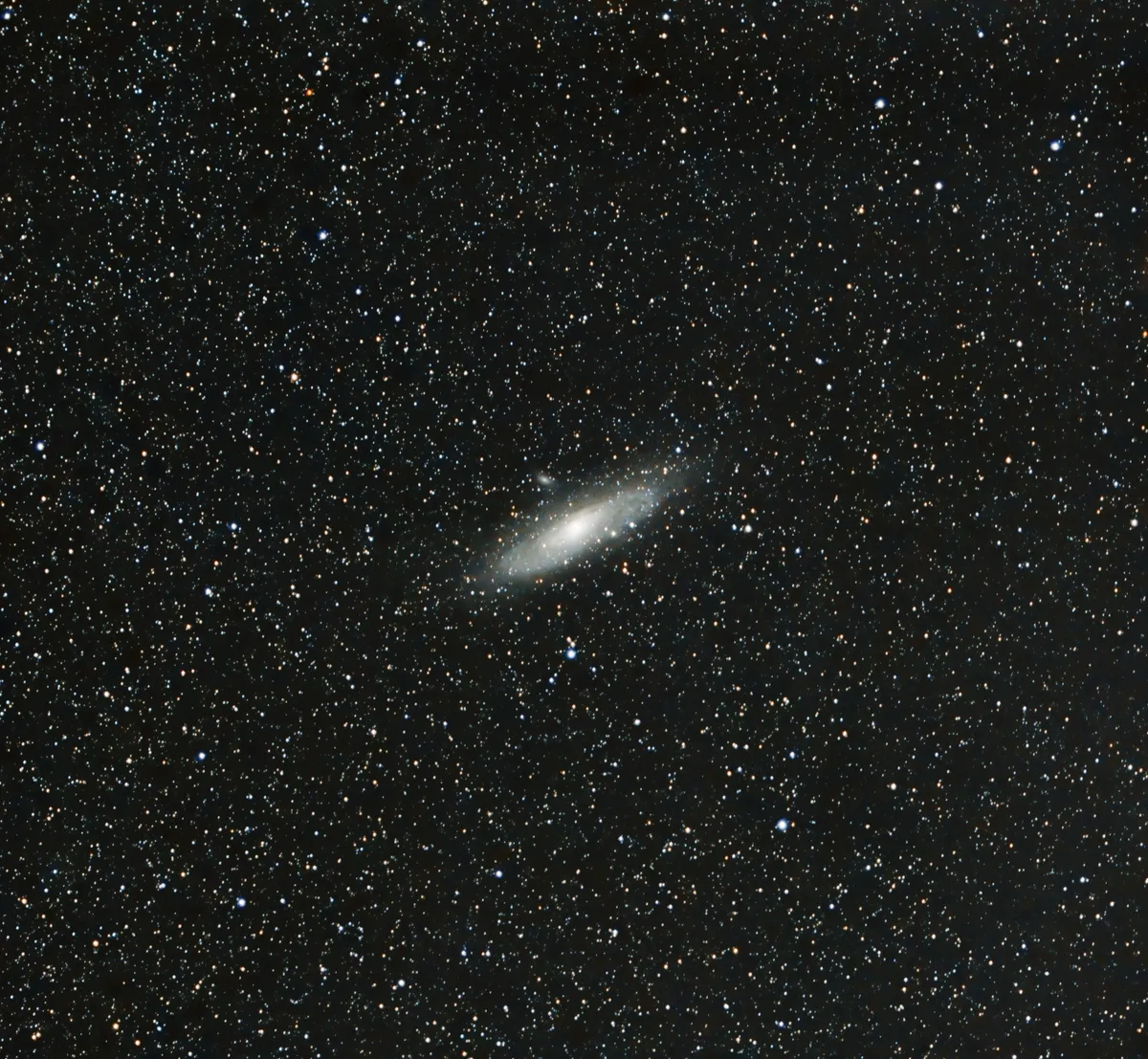 Andromeda Galaxy captured with a Nikon D3400