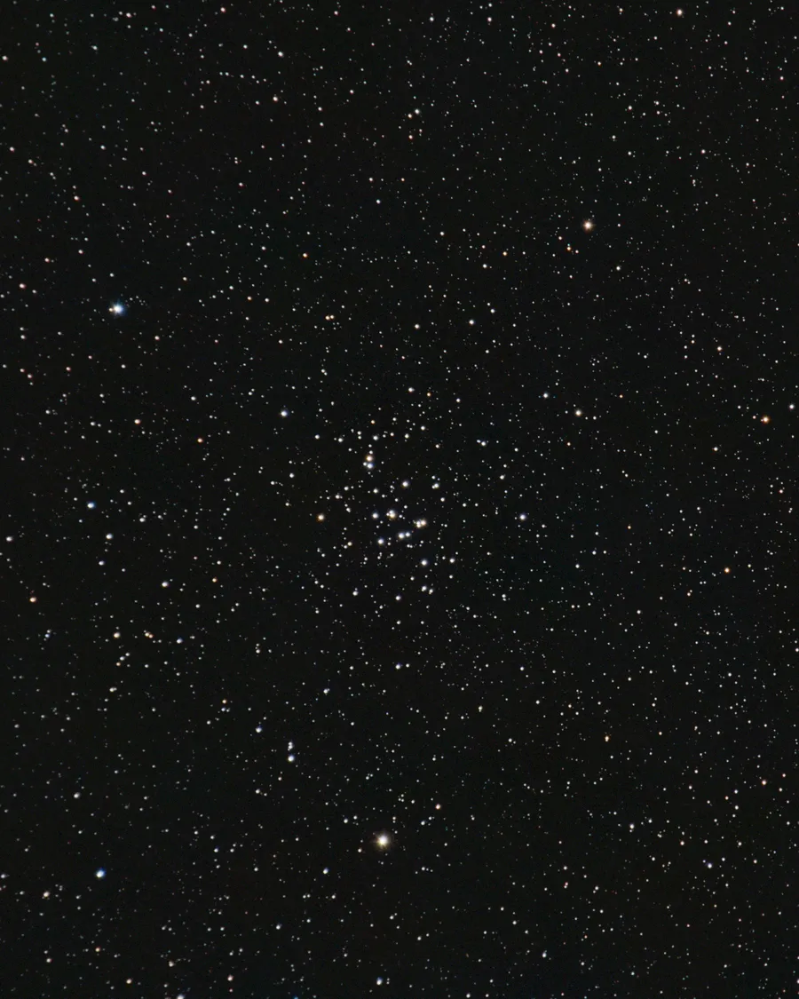 Beehive Cluster M44 photographed from Croatia