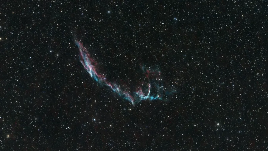 Eastern Veil Nebula photographed from Croatia