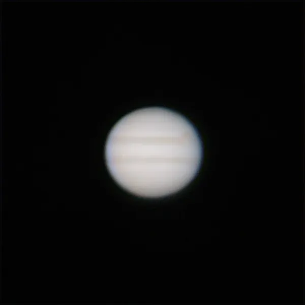Jupiter showing cloud bands