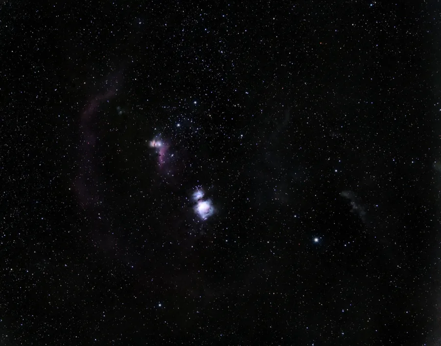 Orion Molecular Cloud Complex widefield astrophotography image